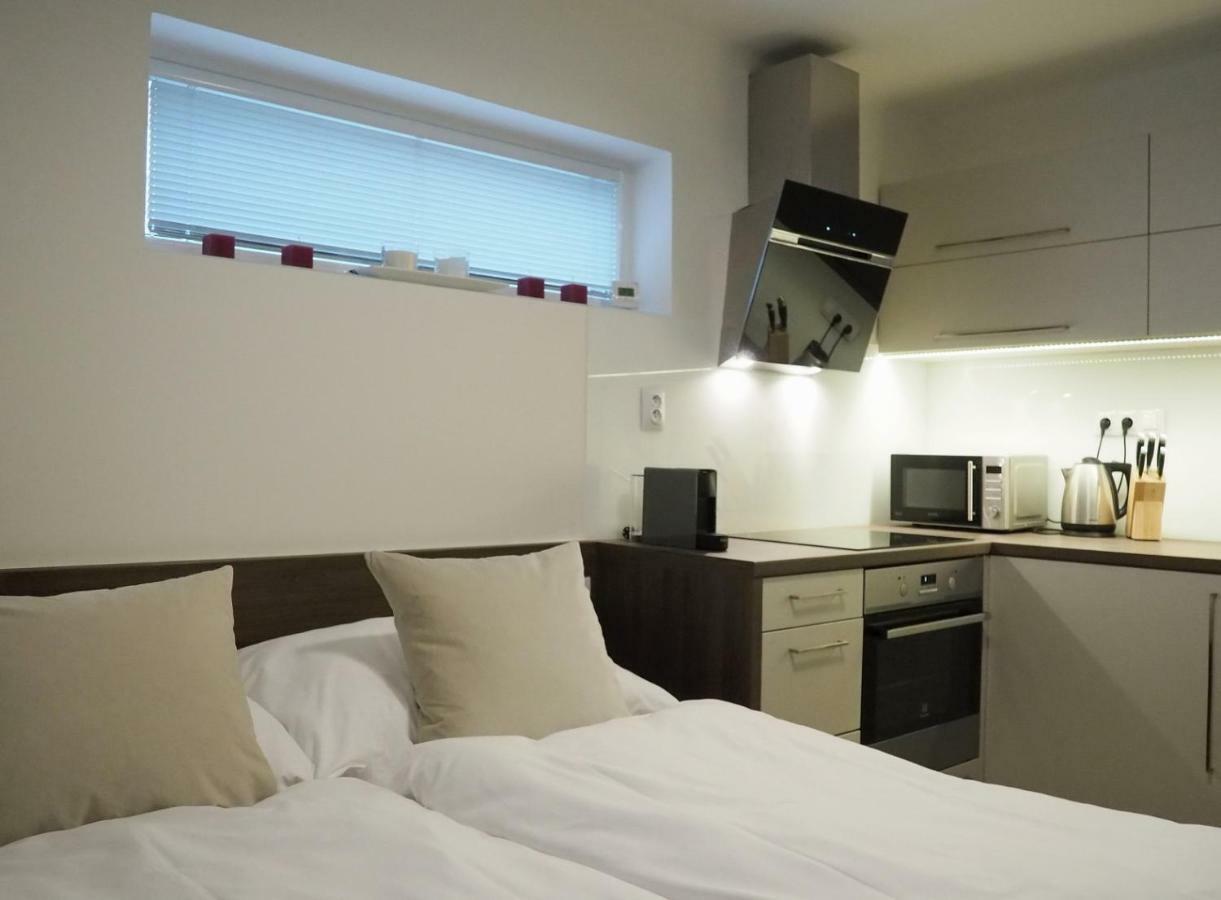 Ap10 - Apartments 4U Brezinova "Overnight Simply" Hradec Králové المظهر الخارجي الصورة