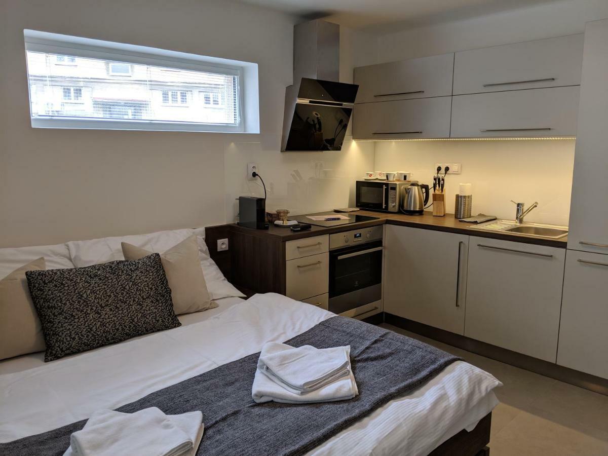 Ap10 - Apartments 4U Brezinova "Overnight Simply" Hradec Králové المظهر الخارجي الصورة